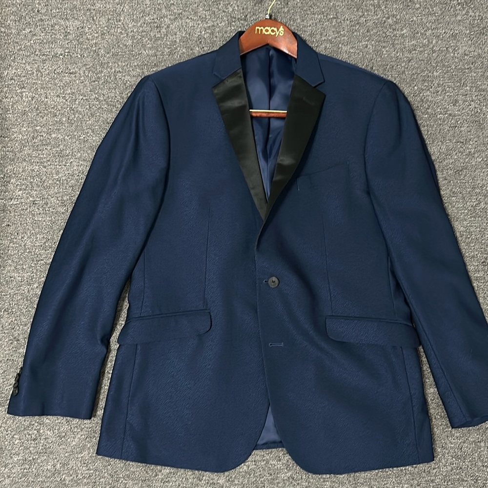 Vintage Kenneth Cole Reaction Wedding Formal Tuxedo Blazer Suit Jacket